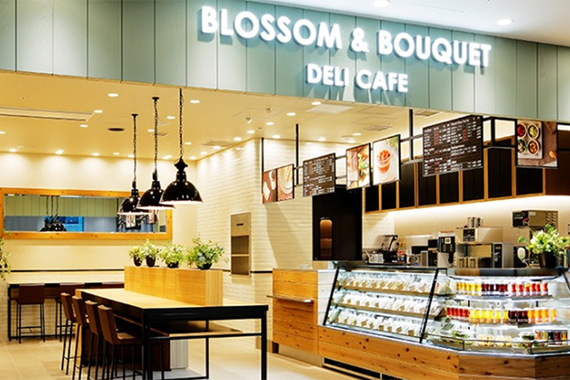 「BLOSSOM & BOUQUET DELI CAFE 品川店」の様子